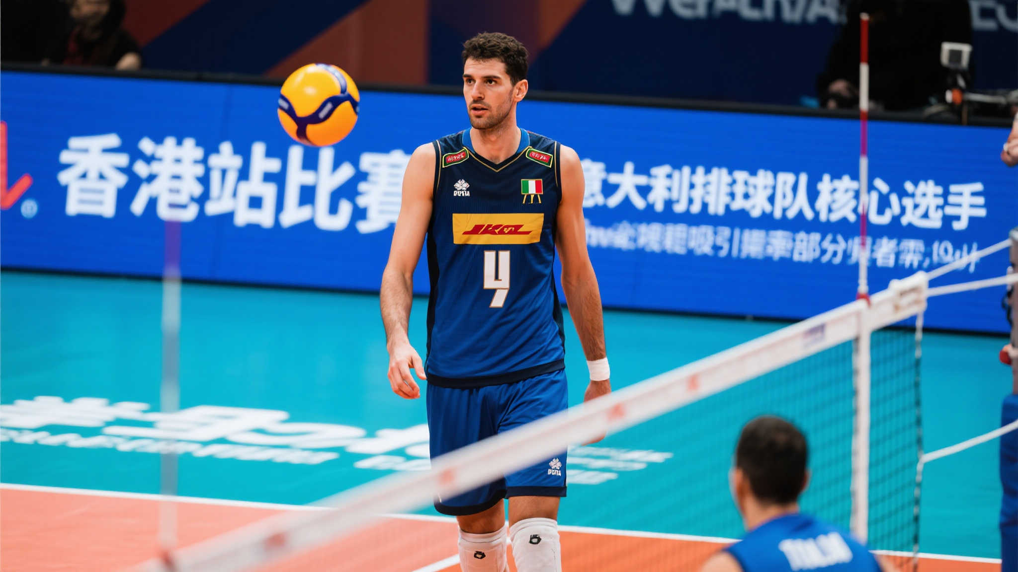 *关键词：“香港站比赛”、“意大利排球队核心选手”